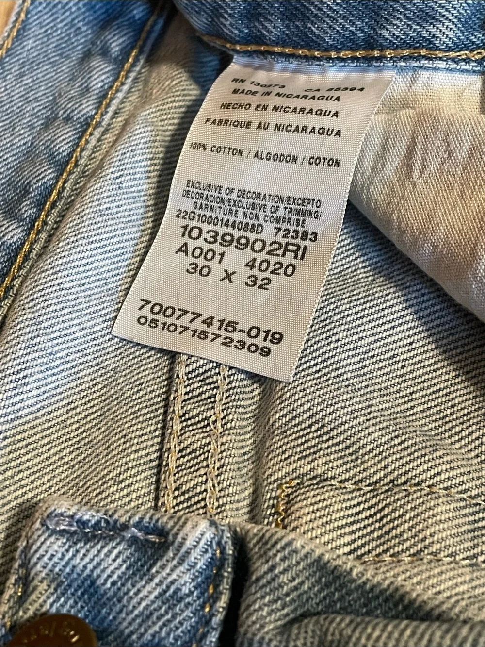 Light Blue Men's Wrangler Classic 5 pocket Straight Leg Jeans